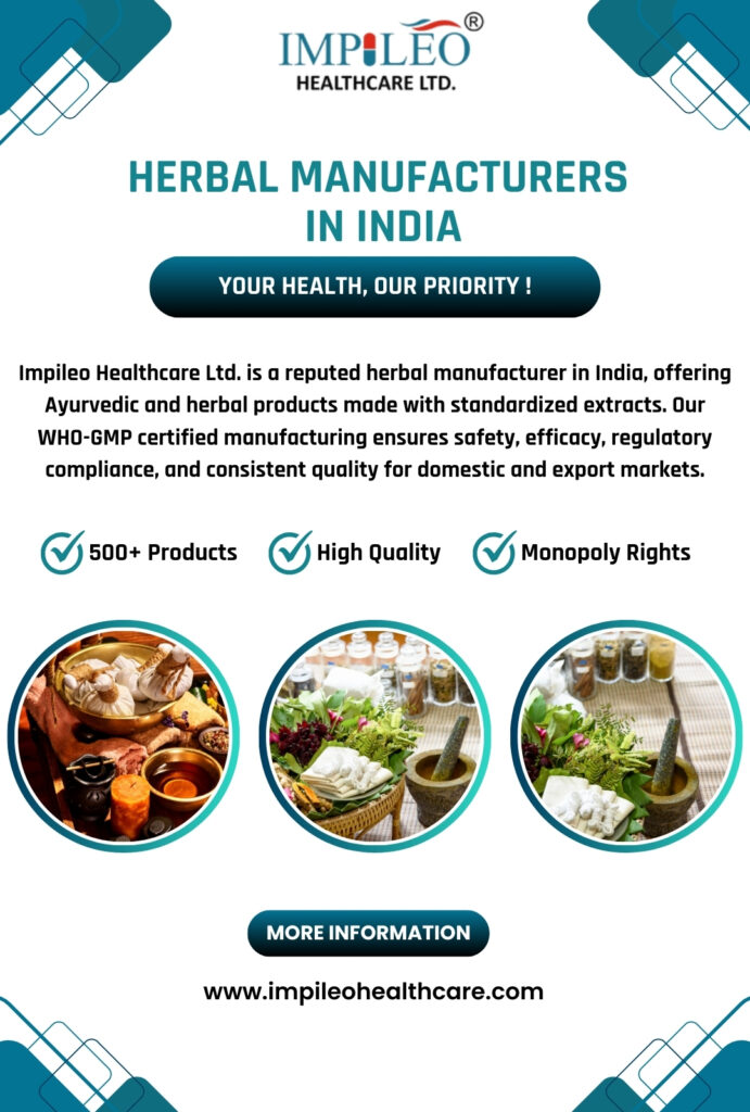 Herbal Manufacturers in India