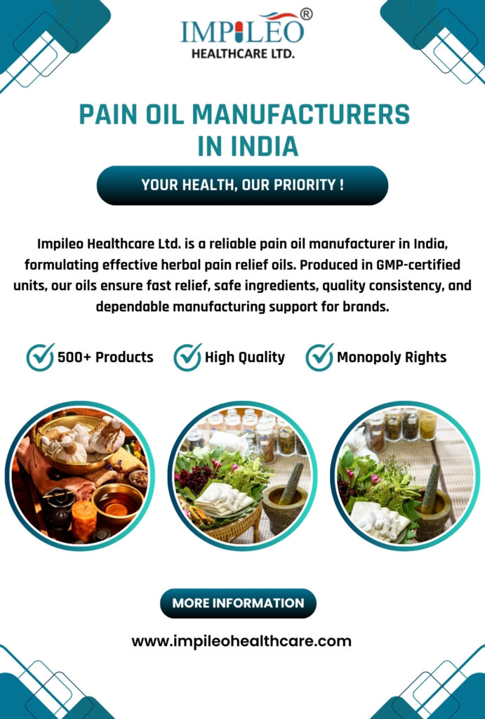 Pain Oil Manufacturers in India