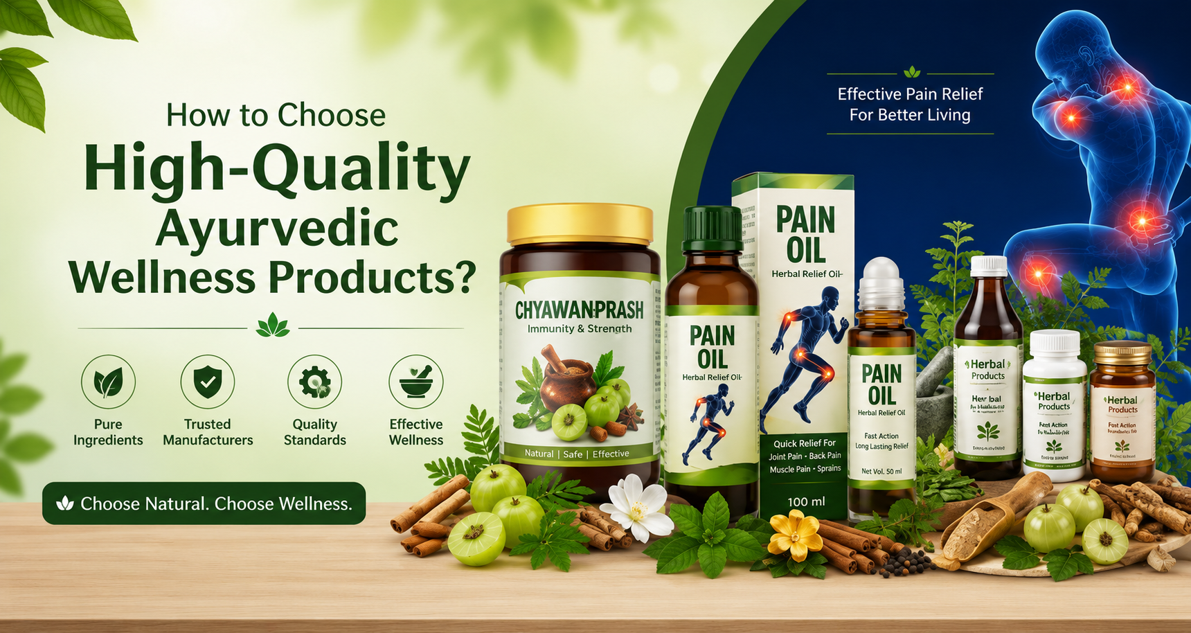 Choose High-Quality Ayurvedic Wellness Products