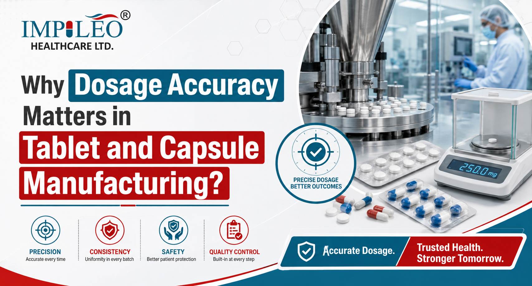 Why Dosage Accuracy Matters in Tablet and Capsule Manufacturing